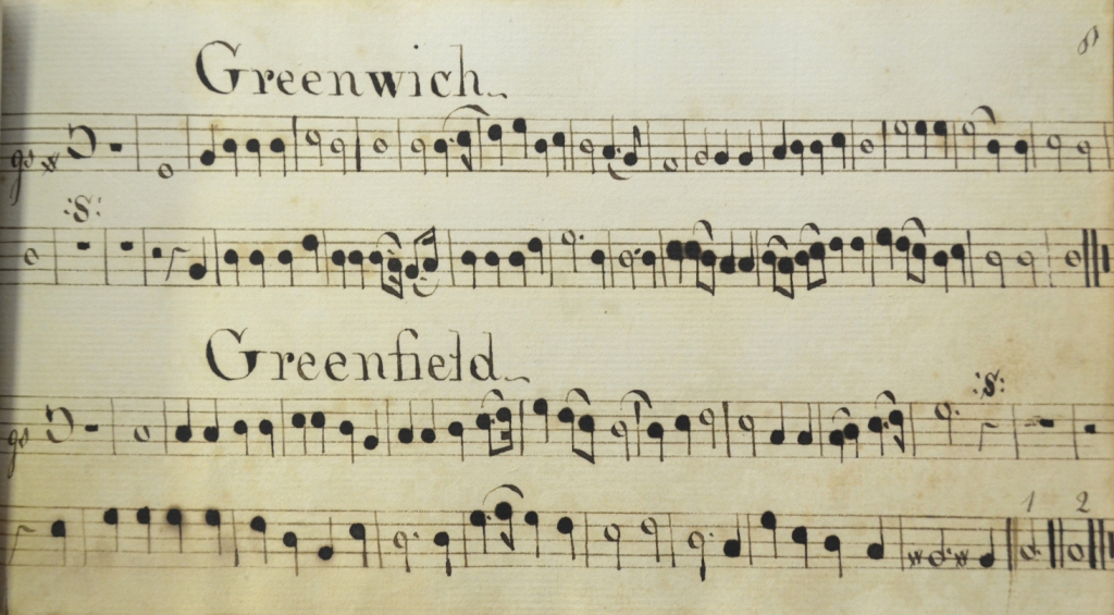 Two regional melodies from the Singers' Assistant from the NHS collections. 