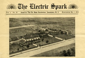 The Electric Spark monthly newsletter of Dr. Bates Sanatarium, from the NHS collections.