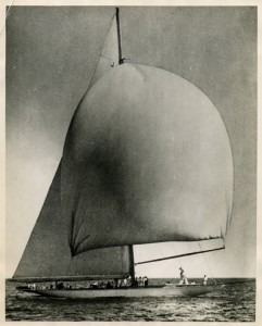 Ranger, William K. Vanderbilt’s J-Class yacht and defender of the 1937 America’s Cup. Image from the NHS photo collections.